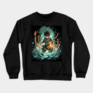 tanjiro kimetsu no yaiba Crewneck Sweatshirt